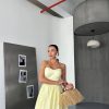 Short simple Yellow Dress