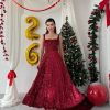 Red Glitter Dress