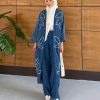 Soft Summer Denim Set ( cardigan + set)