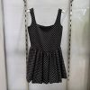 Polka dots short dress