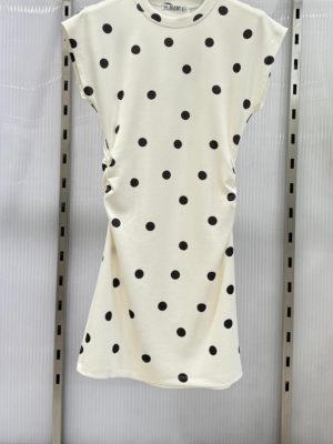 Polka dots short dress